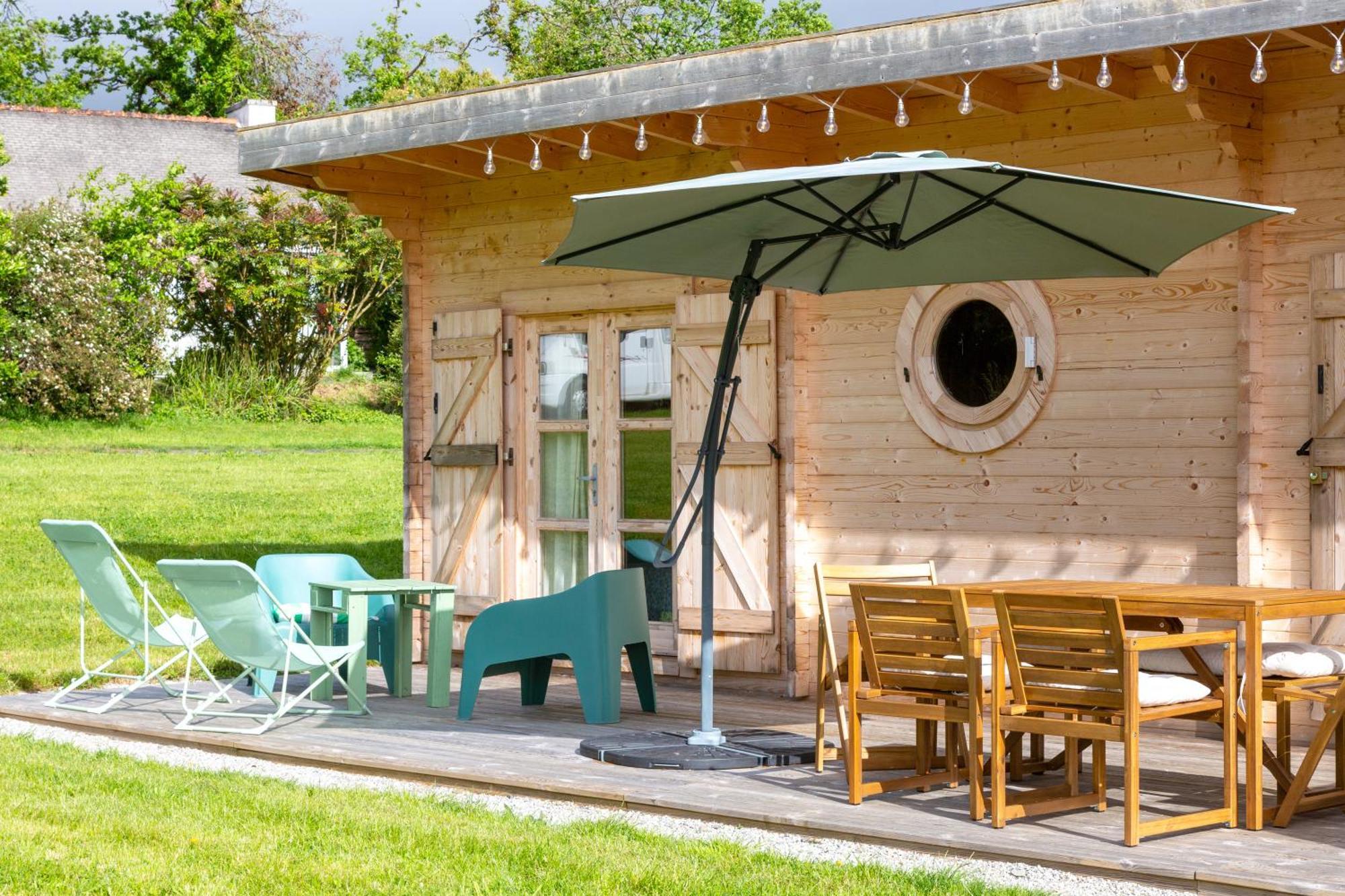 Chalet 4 Pers Landeleau 2Kms Canal Екстер'єр фото